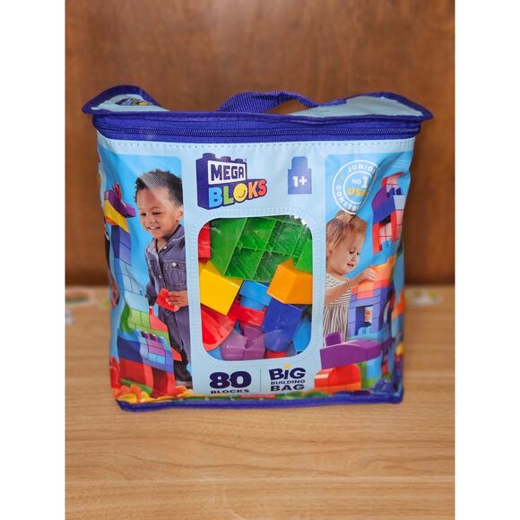MEGA BLOKS Big Building Bag Playset - 80pcs - Picture 1 of 6